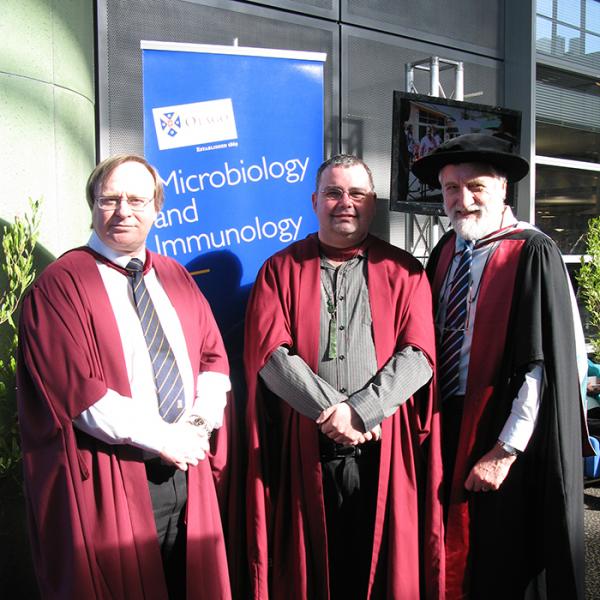 Professor Vernon Ward, Dr Glenn Walker and Professor John Tagg